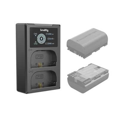 Smallrig 4084 Battery Charger pro LP-E6 Batteries | Duální nabíječka