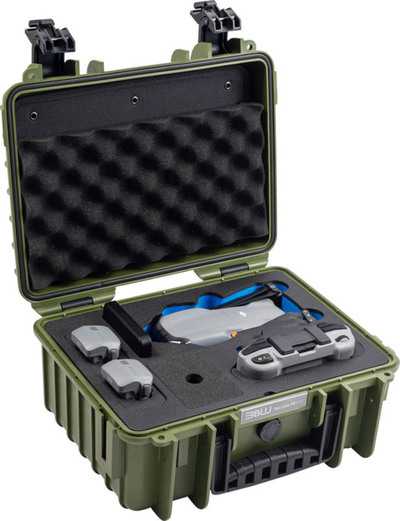 BW Outdoor Cases Type 3000 for DJI Air 3 / Bronze-green