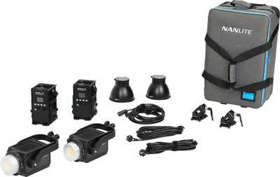 Nanlite Forza 300 II 2 Kit LED Spot Light with Trolley Case