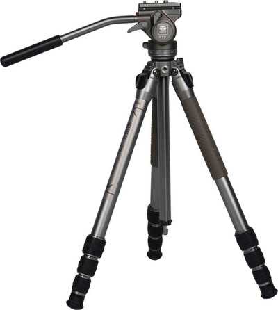 Sirui Pilot Series Alu Tripod GT04+GT5 Videohead Grey | Video stativ