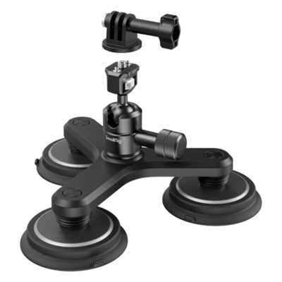 Smallrig 4468 Triple Magnetic Suction Cup Mounting Support Kit for Action Cameras