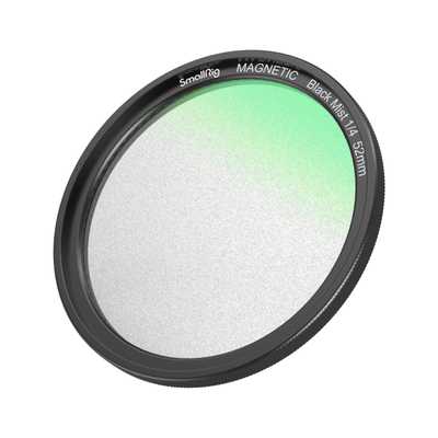 Smallrig 4217 MagEase Magnetic 1/4 Effect Black Mist Filter Kit (52mm)