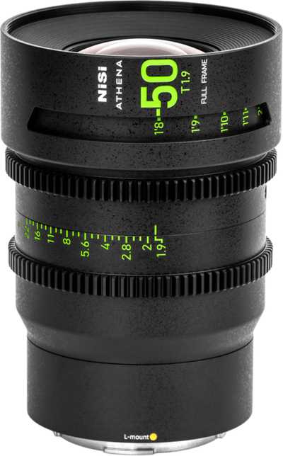 Nisi Cine Lens Athena Prime 50mm T1.9 L-Mount