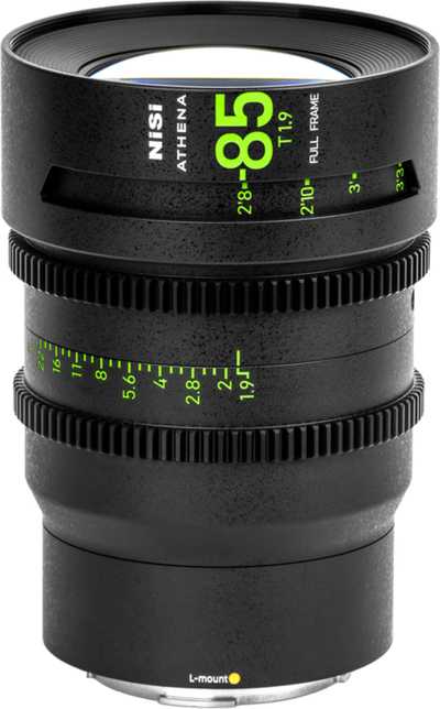 Nisi Cine Lens Athena Prime 85mm T1.9 L-Mount