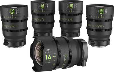 NiSi  Cine Lens Set Athena Prime E-Mount | 14, 25, 35, 50, 85