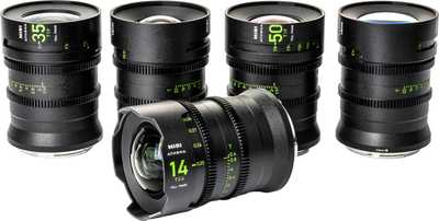 NiSi  Cine Lens Set Athena Prime Fuji G-Mount | 14, 25, 35, 50, 85