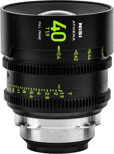 NiSi  Cine Lens Athena Prime 40mm T1.9 G-Mount (Without Drop-in Filter)