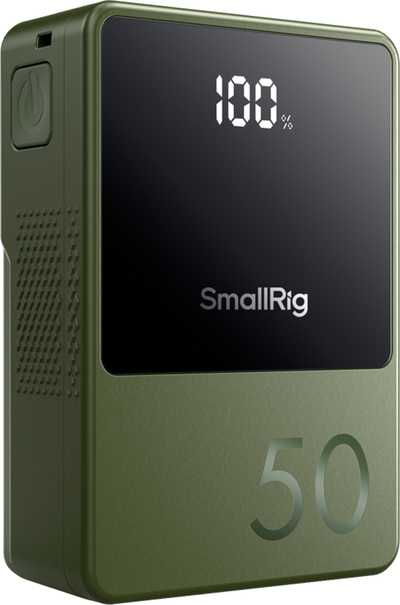 SmallRig  4872 V-Mount Battery Mini VB50 (Green)
