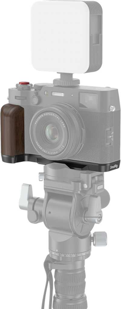SmallRig  4805 Wooden L-Shape Grip for FUJIFILM X100VI / X100V Black | L-plate