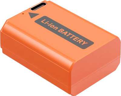 Smallrig 4965 NP-FW50 USB-C Rechargeable Camera Battery Orange