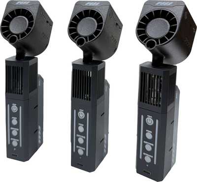 PMI  SmokeNINJA-PRO Trident Kit | 3x Výrobník kouře s ventilátorem