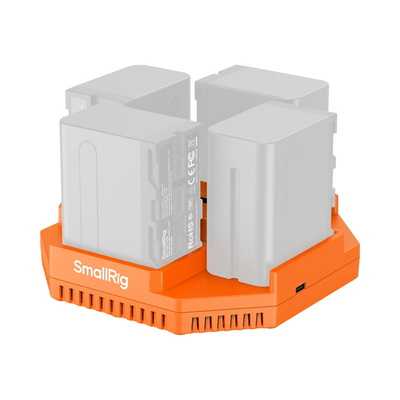 SmallRig  4837 NP-F 4-Channel Camera Battery Charger