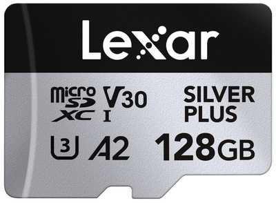 Lexar  microSDXC Silver Plus 1066x UHS-I/U3/A2/4K R205/W150 (V30) 128GB