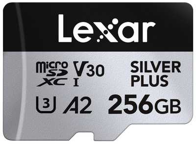 Lexar  microSDXC Silver Plus 1066x UHS-I/U3/A2/4K R205/W150 (V30) 256GB