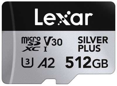 Lexar  microSDXC Silver Plus 1066x UHS-I/U3/A2/4K R205/W150 (V30) 512GB