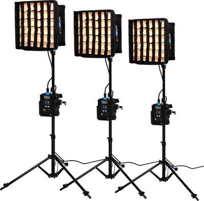 3x Nanlite  PavoSlim 60B LED Panel se stativy a kufrem