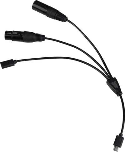 Nanlite  USB-C to DMX Cable Splitter |  CB-DMX-USBC-1/3