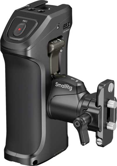 SmallRig  5235 Rotating Side Handle with Trigger REC for Selected Canon / Blackmagic Design Cameras | rukojeť s ovládáním a nabíjením