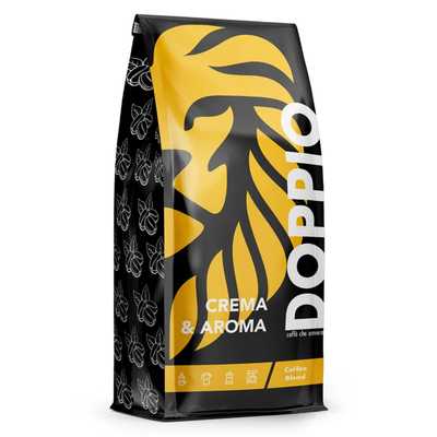 Blue Orca Doppio Crema & Aroma, zrnková káva, 1 kg