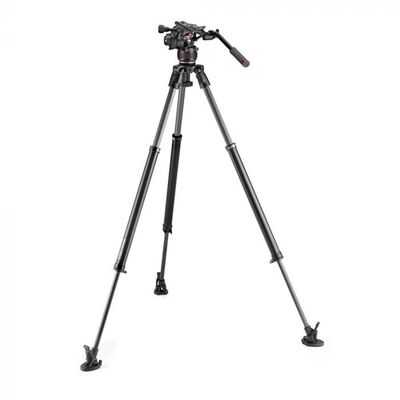 Manfrotto Nitrotech 612+635 Fast Single Leg Carbon | Karbonový video stativ | MVK612SNGFC