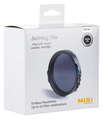 NiSi  JetMag Pro 95 Cinema Kit | magnetický ND 4, 8, 16, 64, CPL a Black mist 1/8 filtr