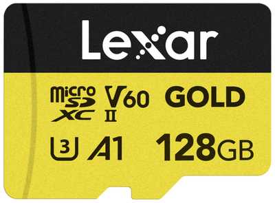 Lexar microSDXC GOLD UHS-II/C10/A1/U3 R280/W100 (V60) 128GB