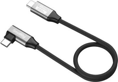 Smallrig 5075 USB-C Data Cable (Straight to Angled, 35cm (40Gbps + 240W + 8K)