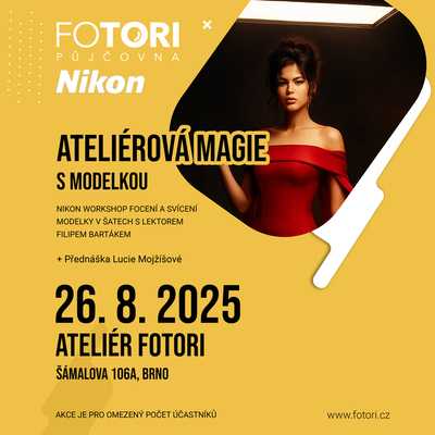 NIKON x FOTORI WORKSHOP - ATELIÉROVÁ MAGIE S MODELKOU