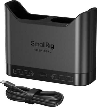 Smallrig 5490 Camera Battery Charger for LP-E6P | Duální nabíječka pro Canon LP-E6P