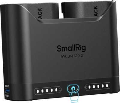 Smallrig 5485 Turbo Charging Kit for LP-E6P Camera Batteries | Duální nabíječka + 2x baterie