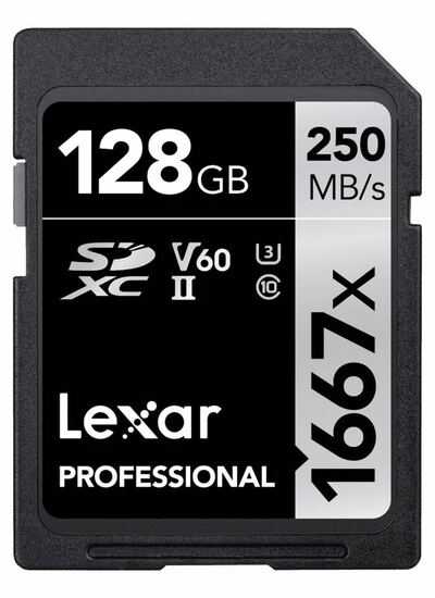 Lexar Pro 1667x SDXC UHS-II U3 128 GB R250/W120
