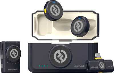Hollyland LARK M2 Mini Combo with Camera RX + USB-C RX | 2-kanálový bezdrátový mikrofonní systém