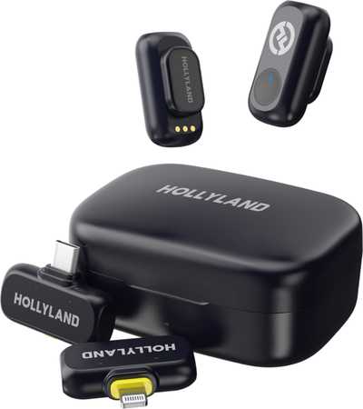 Hollyland LARK A1 Combo with USB-C RX + Lightning RX + Charging Case | Bezdrátový mikrofonní systém