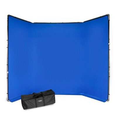Manfrotto ChromaKey FX 4x2.9m Background Kit Blue | klíčovací panoramatické pozadí  | MLBG4301KB