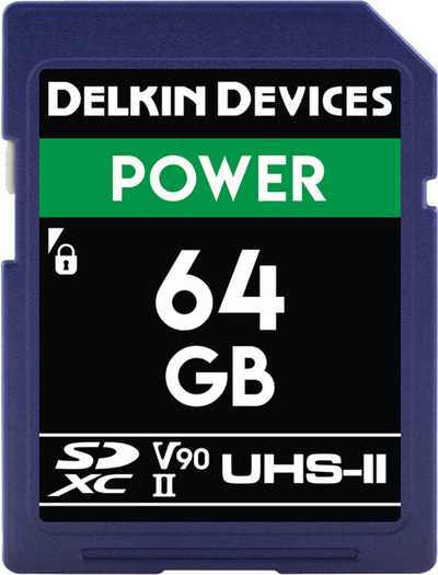 Delkin SD Power 2000X UHS-II U3 (V90) R300W250 64GB | SD karta