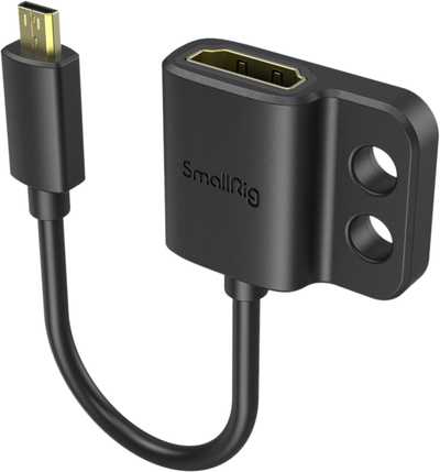 Smallrig 3021 HDMI Adpt Cable Ultra Slim 4K | Micro (D) M na Standard (A) F redukce