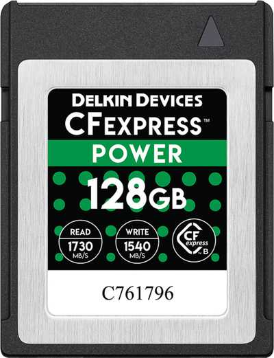Delkin CFexpress Power R1730/W1540 128 GB