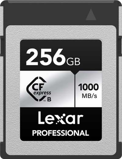 Lexar CFexpress Pro Silver Serie R1000 W600 256GB | Karta