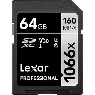 Lexar Pro 1066x SDXC U3 (V30) UHS-I R160/W70 64GB | SD karta