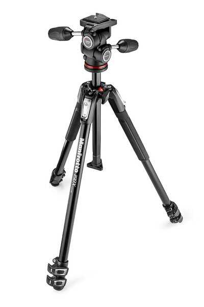 Manfrotto 190X stativ s třícestnou hlavou a rychloupínací destičkou | MK190X3-3W1