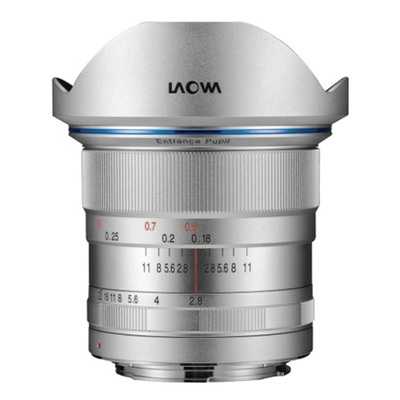 Laowa 12 mm f/2.8 Zero-D pro Nikon F stříbrná