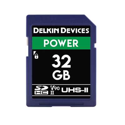 Delkin SD Power 2000X UHS-II U3 (V90) R300/W250 32GB