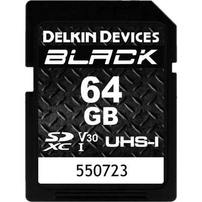 Delkin SD BLACK Rugged UHS-I (V30) R90/W90 64GB