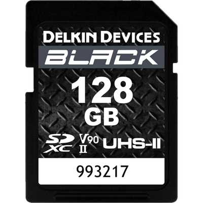 Delkin SD BLACK Rugged UHS-II (V90) R300/W250 128GB