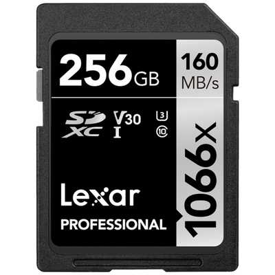 Lexar Pro 1066x SDXC U3 256GB UHS-I R160W120